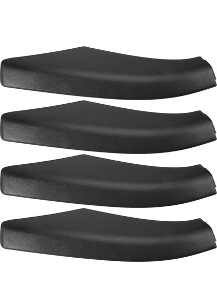 4pcs Siyah Abs Arabası Çatı Bagaj Rafı Raylı Son Kapak Kabuğu Koruyucusu Land Rover Freelander 2 2006-2014 (Yurt Dışından) modelleri