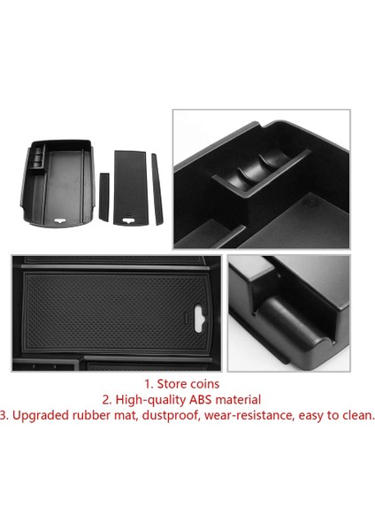 Merkez Konsol Koltuk Saklama Kutusu Tutucu Iç Organizatör Kia Sportage 2017 - 2021 Için Eldiven Tepsisi Aksesuarları (Yurt Dışından) fırsatları