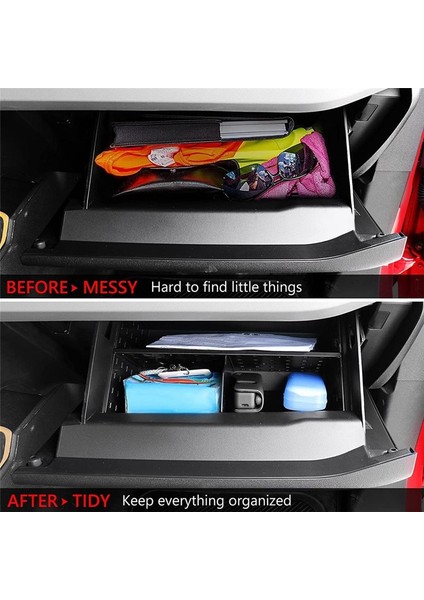 Ford Bronco Aksesuarları Için Eldiven Kutusu Dividers Organizatörü 2021 2022 2/4 Kapılı Merkez Konsol Saklama Kutusu Bölücüler (Yurt Dışından) fırsatları