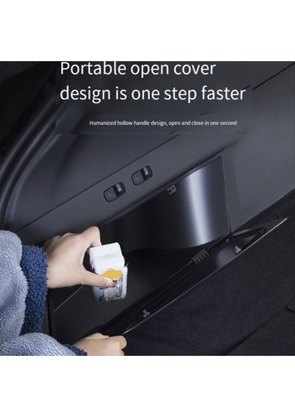 Tesla Model Y 2021-2023 Su Geçirmez Organizatör Kutusu Araba Aksesuarları Için Araba Gövdesi Organizatör Yan Depolama Kutusu (Yurt Dışından) fırsatları