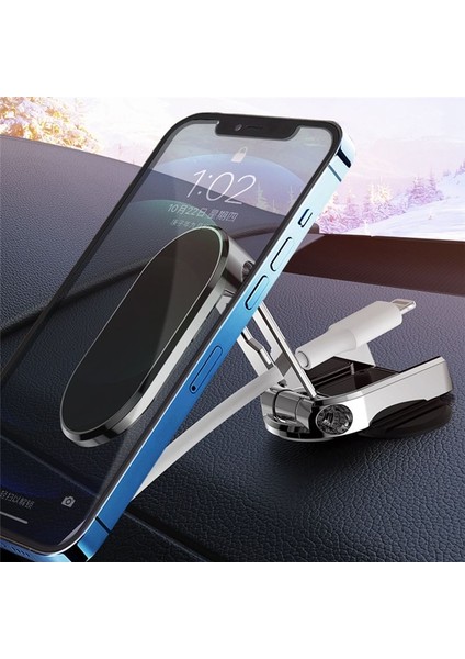 Evrensel 720 ° Rotasyon Katlanabilir Manyetik Emme Araç Telefon Tutucu Siyah (Yurt Dışından) modelleri
