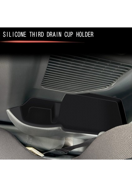 Araba Silikon Kupa Tutucu Üçüncü Sıra Su Kupası Tablesi Toyota Wooly Için Iç Aksesuarlar 2022 (Yurt Dışından) modelleri