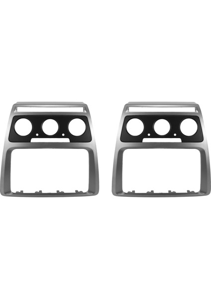 2x 2 Din Araba Yenileme Fasya Skoda Octavia Için Uygun Ses Fasya Stereo Radyo DVD CD Panel Dash Montaj Trim Kiti (Yurt Dışından)