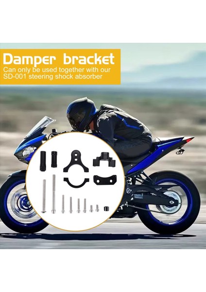 Cnc Motosiklet Damper Direksiyonu Yamaha Yamaha Yamah R3 Mt-03 R25 Için Damper Braket Montaj Tutucu Kiti (Yurt Dışından) fırsatları