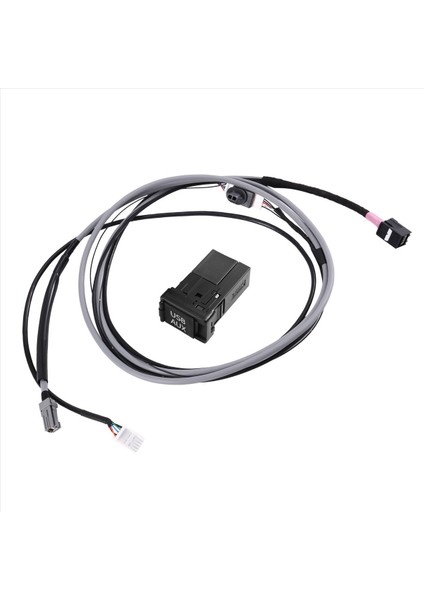 USB Aux Arayüz Anahtarı 5 Pin Fiş Tahsisi Kablo Kiti Toyota Corolla Camry Reiz Rav4 Prius Verso Highlander (Yurt Dışından) fiyatları