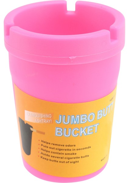 Taşınabilir Mini Ashtray Kupası Araba Butt Kova Duman Kül Tutucu Şeker Renk (Yurt Dışından)