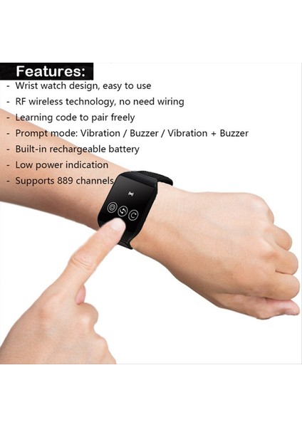 690-D1 Kablosuz Izleme Alıcı Garson Kafe Diş Hekimi Kliniği Ev Hastanesi Için Restoran Çağrı Çağrı (Yurt Dışından) fırsatları