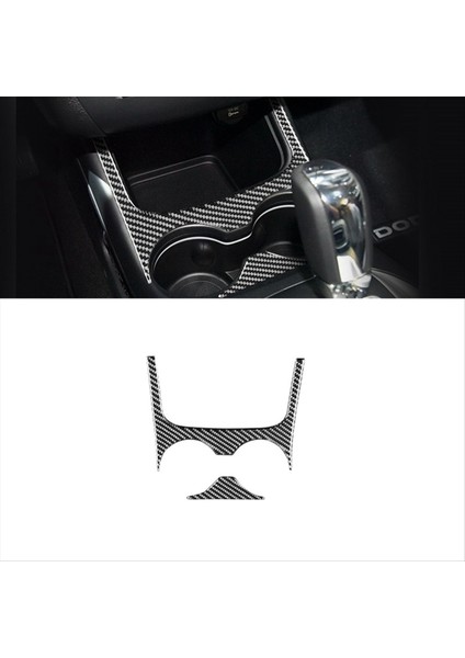 Dodge Yolculuğu Için Karbon Fiber 2011-2017 Merkez Konsol Su Kupası Tutucu Trim Çerçeve Kapak Iç Aksesuarlar (Yurt Dışından) fırsatları