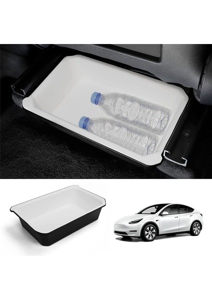 Tesla Model Y 2021 2022 2023 Koltuk Depolama Kutusu Organizatörü Gizli Tepsi Altındaki Aksesuarlar Depolama (Yurt Dışından) fiyatları