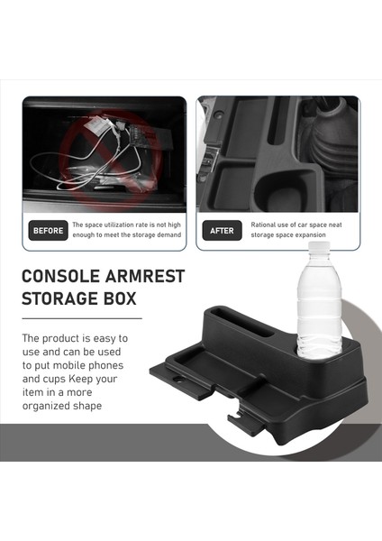 Toyota Land Cruiser FJ70 FJ76 FJ77 FJ78 FJ79 LC76 LC77 Için Merkez Konsol Koltuk Saklama Kutusu Tepsisi (Yurt Dışından) indirimleri