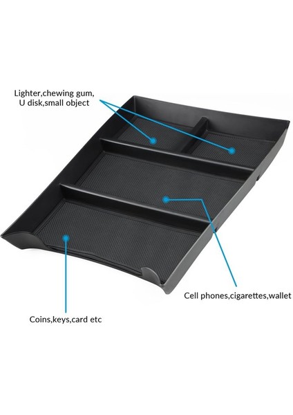 Merkez Konsol Rivian R1T R1S 2022 2023 Aksesuarlar Için Alt Organizatör Tepsisi Arm Teli Organizatör Ekle Saklama Kutusu (Yurt Dışından) fiyatları