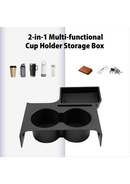 Ford Maverick Için 2022 2023 2024 Araba Merkezi Kontrol Organizatör Kupası Tutucu Ekleme Saklama Kutusu Aksesuarları (Yurt Dışından)