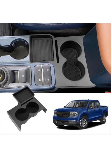 Ford Maverick Için 2022 2023 2024 Araba Merkezi Kontrol Organizatör Kupası Tutucu Ekleme Saklama Kutusu Aksesuarları (Yurt Dışından) indirimleri