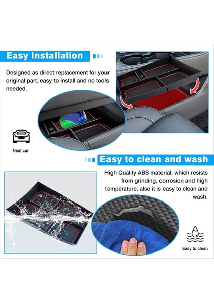 Nissan Rogue 2021 2022 2023 T33 Iç Aksesuarlar Depolama Tepsisi Ekleme Tepsi (Yurt Dışından) fırsatları