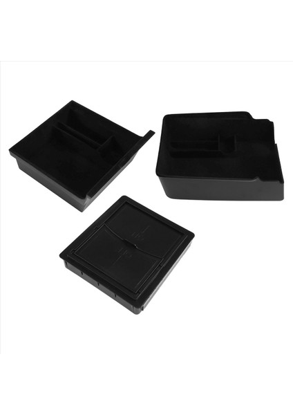 3pcs Center Konsolu Organizatör Tepesi 2021 Tesla Model 3/y Koltuk Emniyeti Cubby Çekmece Depolama Kutusu Aksesuarları (Flock) (Yurt Dışından) modelleri