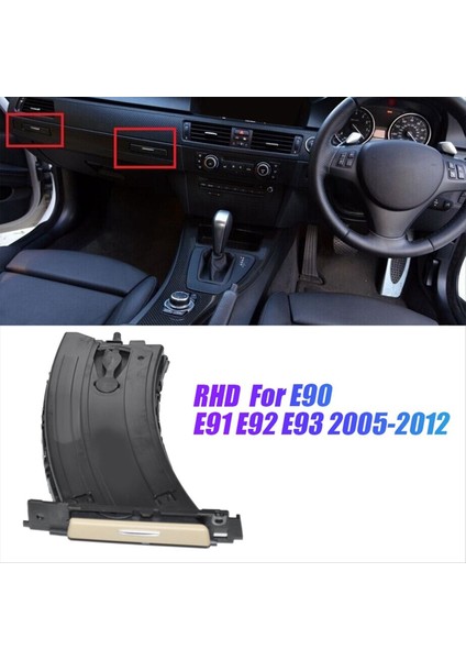 Rhd Araba Geri Çekilebilir Kupa Tutucu Trim 51459173468 Bmw E90 E91 E92 E93 2005-2012 Bmw E90 E91 Içecek Tutucu Sağ Bej (Yurt Dışından) fiyatları
