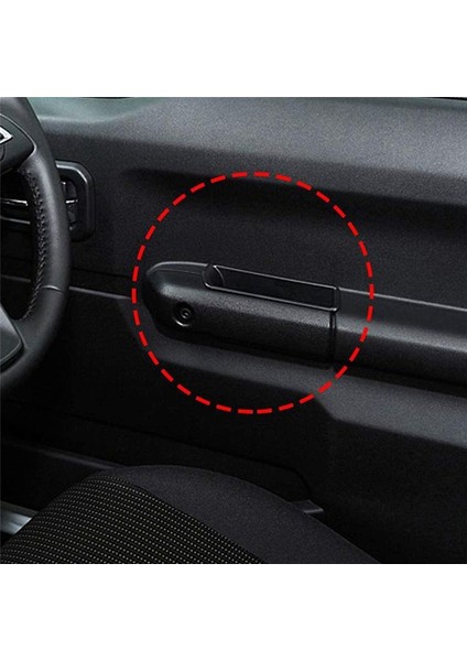 Suzuki Jimny Için JB64 JB74W 2019 2020 2021 2022 Aksesuarlar Ön Kapı Yan Depolama Kutusu Sapı Cep 2pcs Siyah (Yurt Dışından) fırsatları