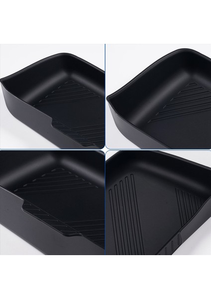 Tesla Model S 2022-2023 Gövde Sağ Depolama Kutusu Silikon Bagaj Yan Depolama Bölümü Depolama Siyahı (Yurt Dışından)