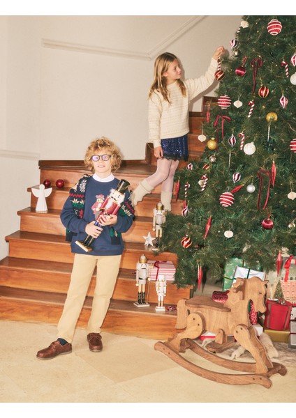 Dantel Detaylı Pullu Payetli Mini Yılbaşı Etek