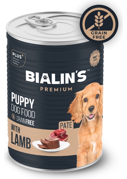 Süper Premium Pate Yavru Köpek Maması Kuzulu 400 Gram