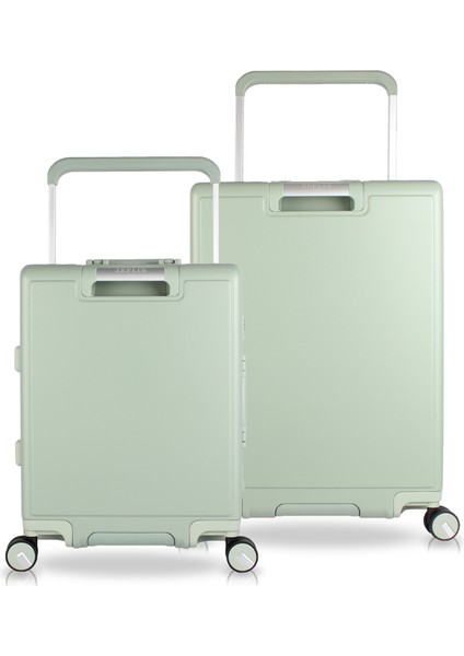 Luna Pc Policarbon 2'li Valiz Seti (Kabin ve Orta) Yeşil fiyatları