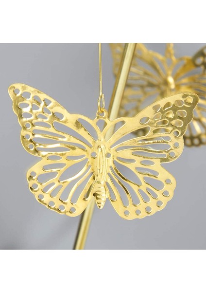 Isı Ile Dönen Metal Mumluk – Kelebek Modeli, Altın Renk, Dekoratif Masa Üstü Mumluk indirimleri