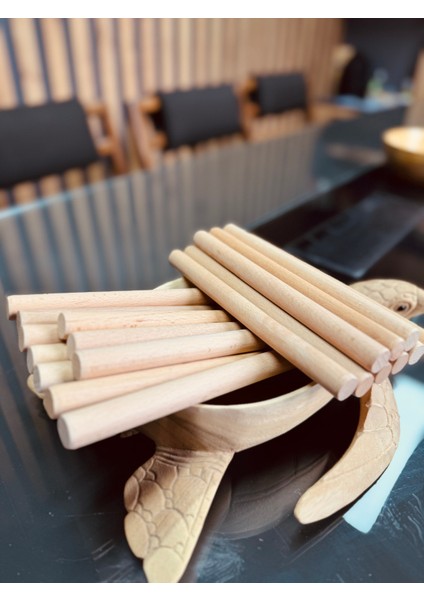 Ritim Çubuğu 10 Çift (20 Adet), Kahverengi, 16MM, 25CM Uzunluk modelleri