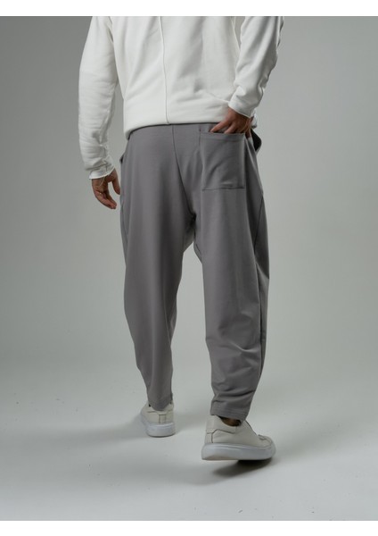 Erkek Gri Pileli Yarım Şalvar COC2576 fırsatları