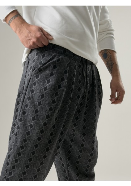 Desenli Erkek Pileli Yarım Şalvar COC2574 fırsatları