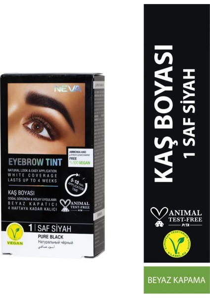 Neva Kaş Boyası No:1 Saf Siyah