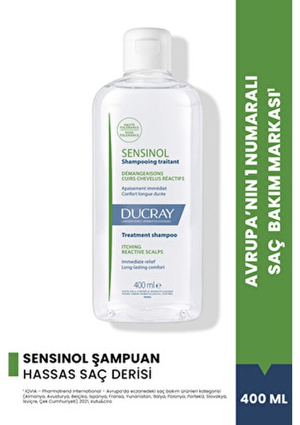 Sensinol 400 ml Şampuan Normal Saçlar İçin Yatıştırıcı Etki Sağlayan Yenileyici Formül modelleri