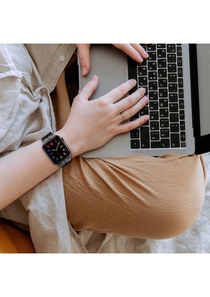 Apple Watch 42MM Sentinel Ultra Ayarlanabilir Metal Kordon Kayış