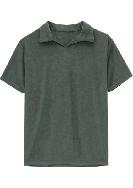 Erkek Tişört 5'li Set Oversize Polo Yaka Basic Yumuşak Dokulu T-Shirt KAHVE-SIYAH-HAKI-BEJ-ANTR COC2573 fırsatları