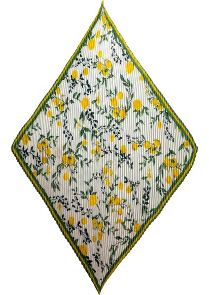 Limon Desenli Piliseli Kadın Fular fiyatları