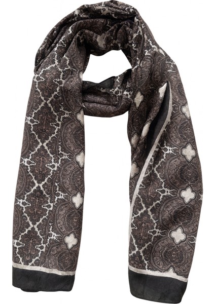 Siyah Bej Desenli Şal fiyatları