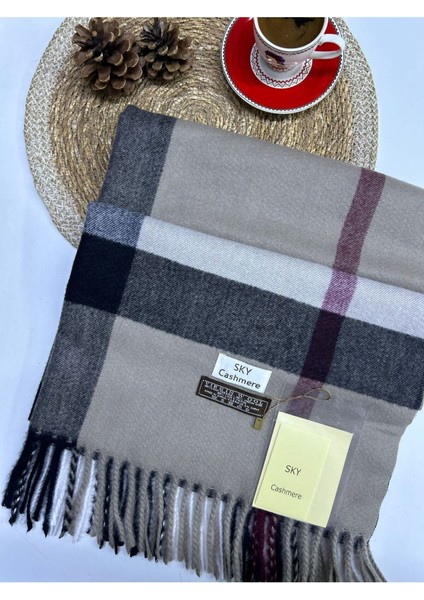 % 100 Yün Kaşmir Omuz Şal