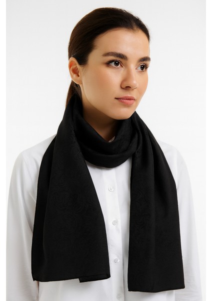 Siyah Desenli Klasik Şal