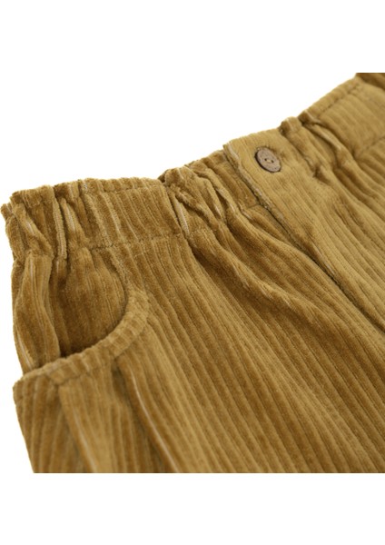 Unisex Mustard Kadife Pantolon fiyatları