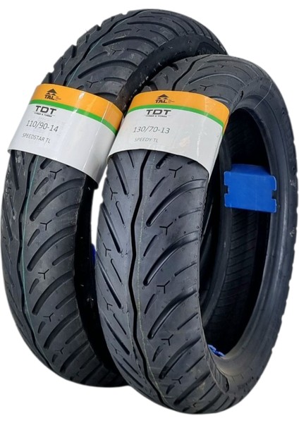 130/70-13 ve 110/90-14 Tl (Tubeless - Dubleks) Speedy Lastik Takımı modelleri