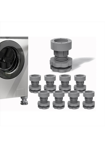 Çamaşır Makinesi Desteği Için Titreşim Önleyici Pedler, Çamaşır Makinesi Ayak Pedi 8 Adet (Yurt Dışından) fiyatları