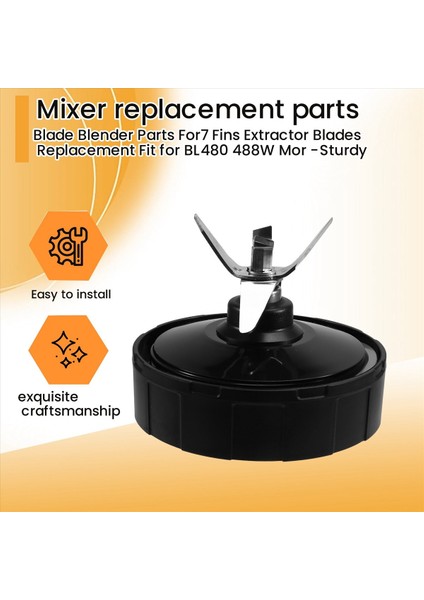 Nutri Ninja Için Bıçak Blender Parçaları, 7 Kanatlı Çıkarıcı Bıçakları (Yurt Dışından) indirimleri