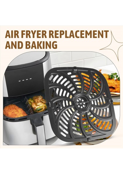 Chefman Için Air Fryer Yedek Izgara Tavası, Air Fryer Aksesuarları (Yurt Dışından) fırsatları