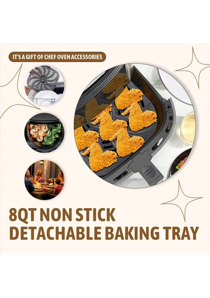 Chefman Için Air Fryer Yedek Izgara Tavası, Air Fryer Aksesuarları (Yurt Dışından) indirimleri