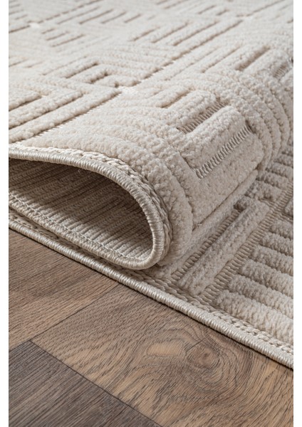 Liya Iskandinav Bej Bukle Halı Salon Yatak Odası Koridor Halısı Yolluk Bej Halı fırsatları