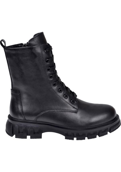 Hakiki Deri Postal Kadın Bot KMP-334704 Siyah fiyatları