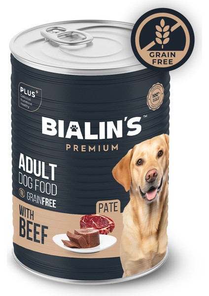 Süper Premium Pate Yetişkin Köpek Maması Biftekli 400 Gram