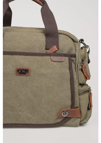 31352 Kanvas Omuz Askılı Evrak Çantası