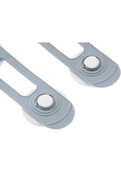 Mini Çok Amaçlı Kilit 2 Adet Gri