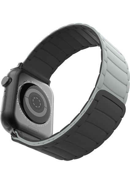 Apple Watch 7 41MM Softtouch Active Mıknatıslı Silikon Kordon Kayış