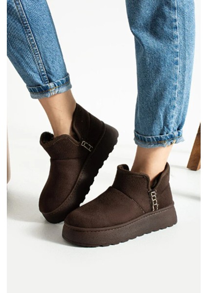 Kadın Kışlık Kaymaz Taban Peluş Astarlı Sıcak Tutan Rahat Ayakkabı Bot modelleri